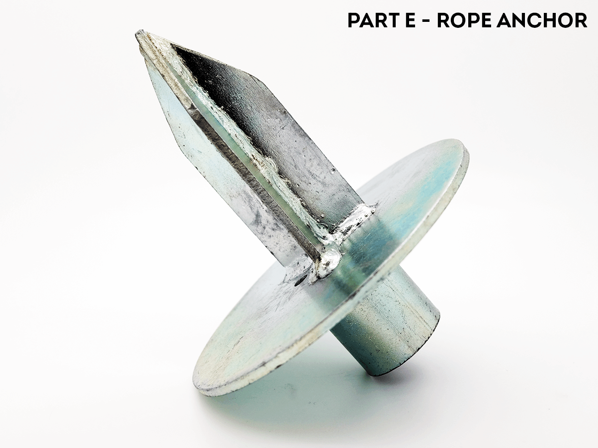 Football goal spare part pole spike for OpenGoaaal, ensuring optimal performance and compatibility.