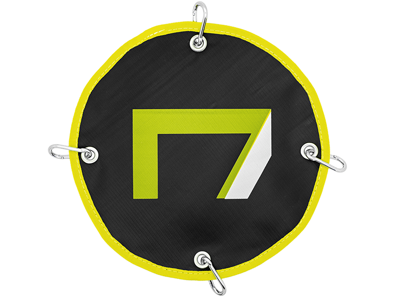 Precision shooting target with hooks for flexible placement and skills development.