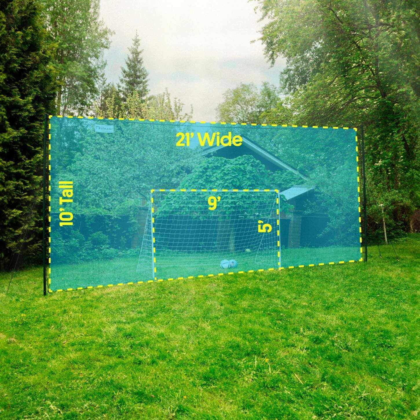 Open Goaaal® Baliza de Futebol 3-em-1 Treinador - STANDARD