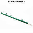 Football goal accessory part, Part C - Top Pole, for OpenGoaaal football goal.